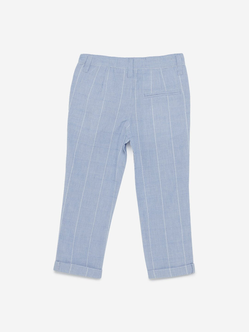 HOP Kids Light Blue Striped Trousers