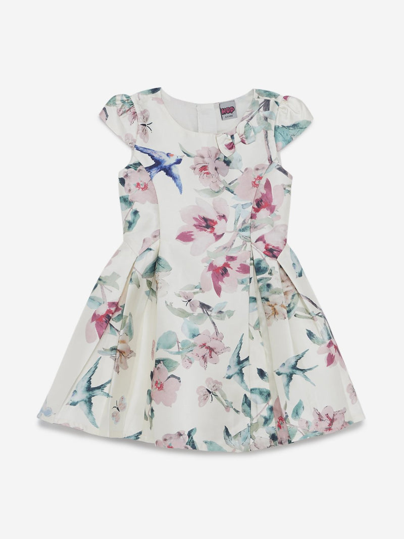 HOP Kids Multicolour Floral Pattern Dress