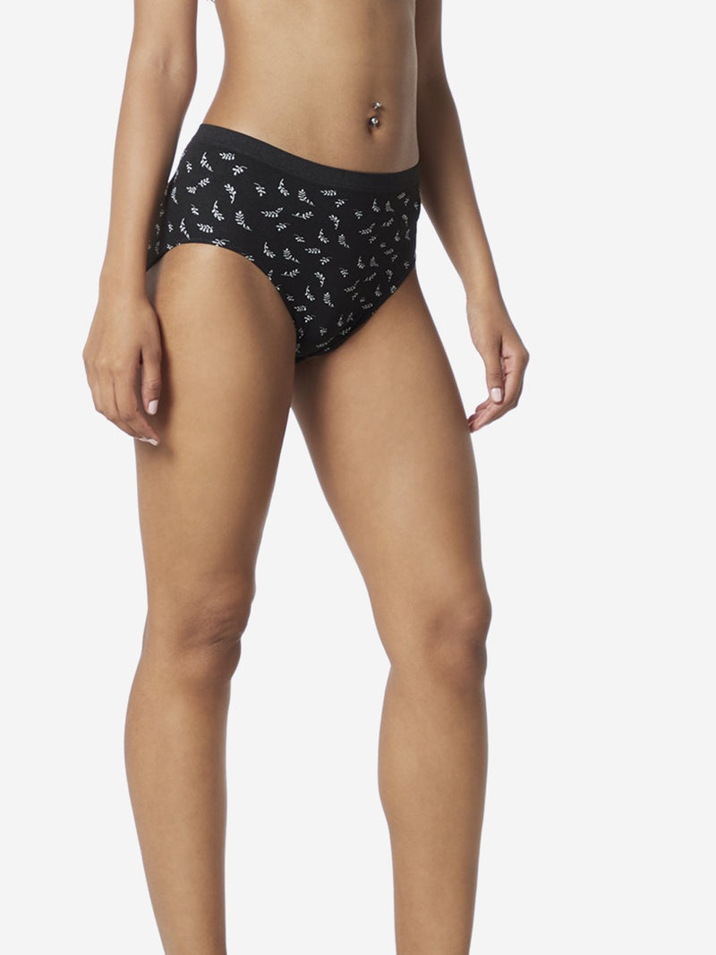 Wunderlove Black Full Briefs Set Of Two