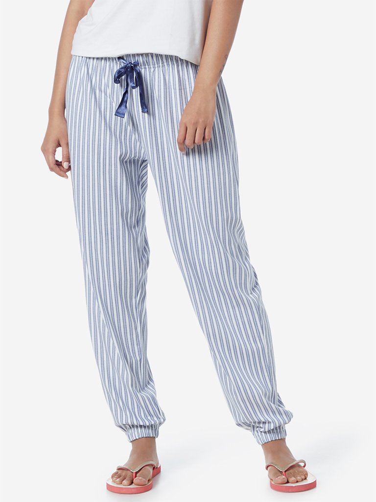 Wunderlove Blue Striped Pyjamas