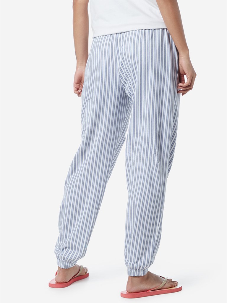 Wunderlove Blue Striped Pyjamas