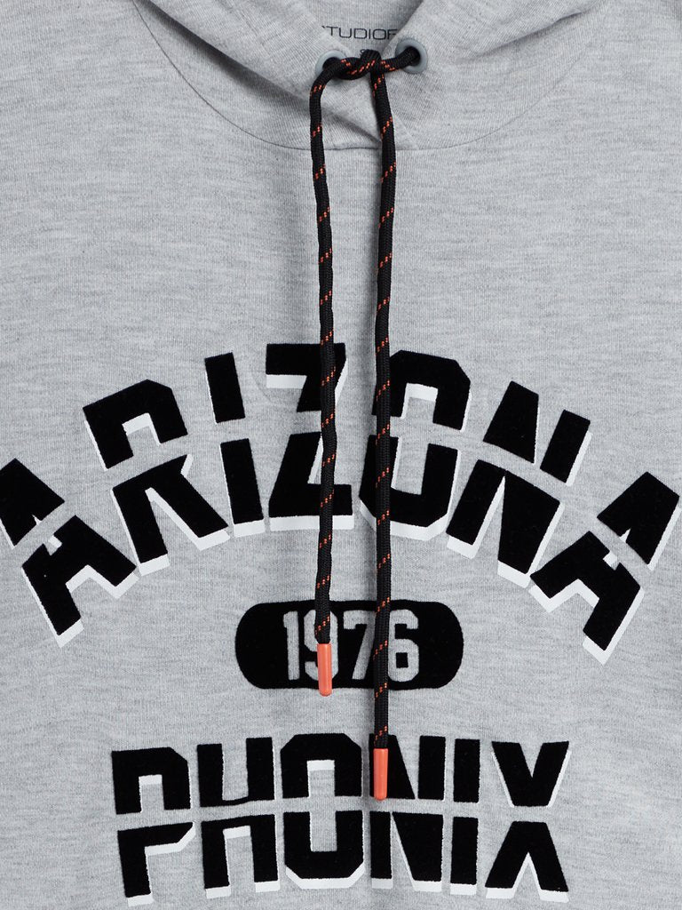 Studiofit Grey Typographic Pattern T-Shirt