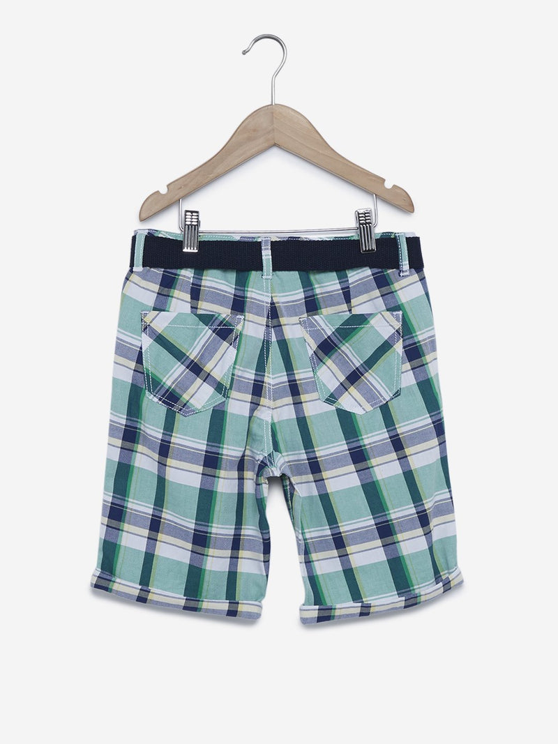 Y&F Kids Multicolour Mike Shorts With Belt