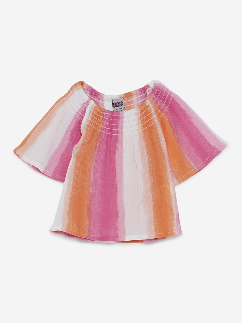 HOP Kids Multicolour Striped Top