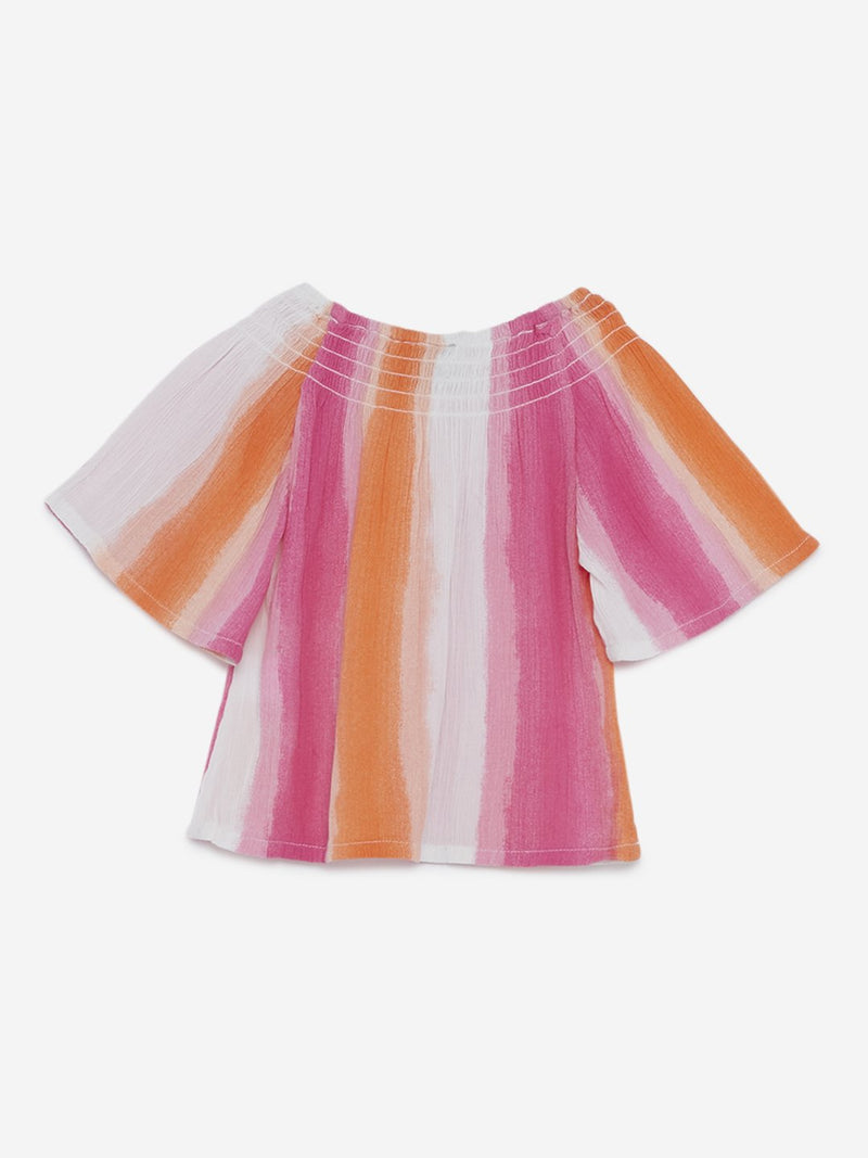HOP Kids Multicolour Striped Top