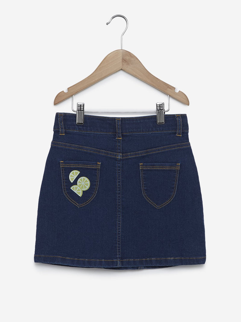 Y&F Kids Indigo Denim Skirt