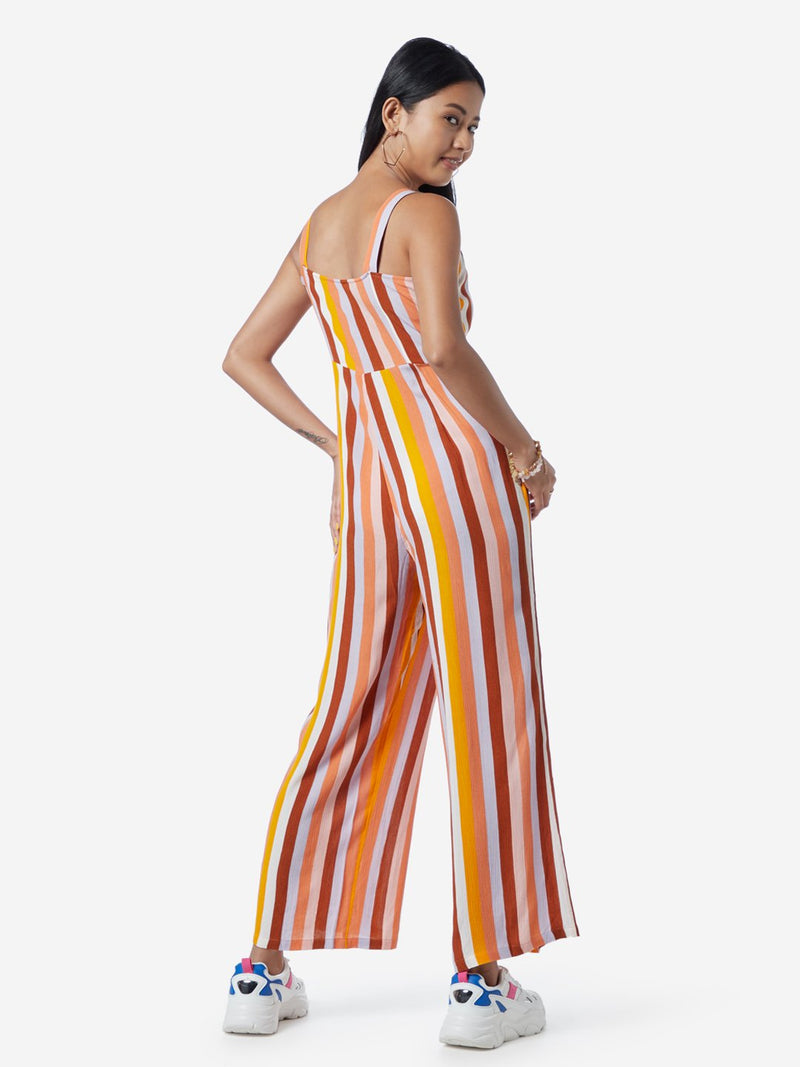 Nuon Multicolour Striped Shermy Jumpsuit