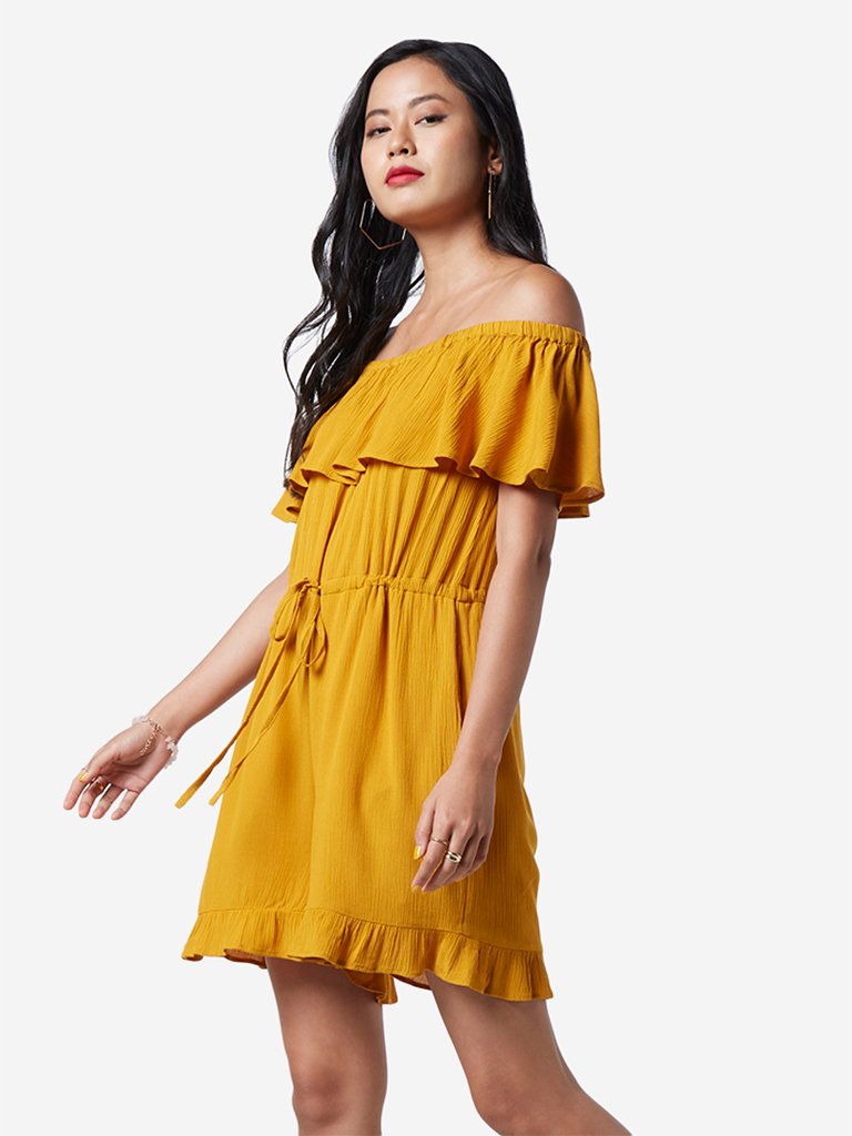 Nuon Mustard Token Playsuit