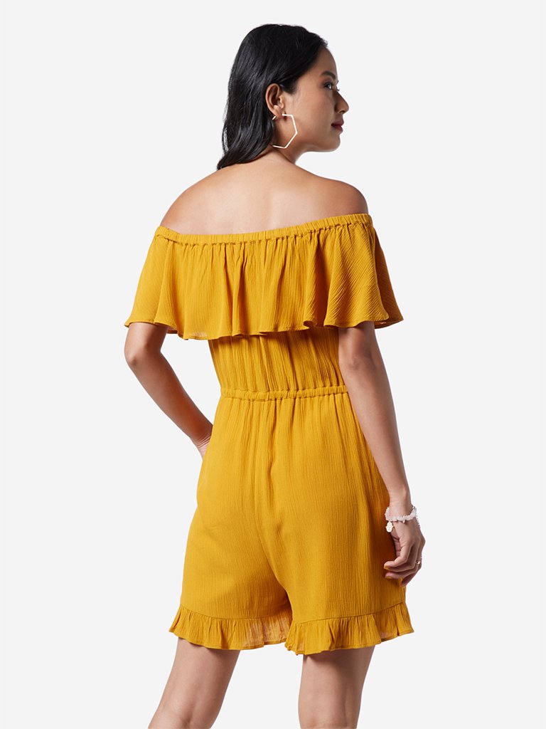 Nuon Mustard Token Playsuit