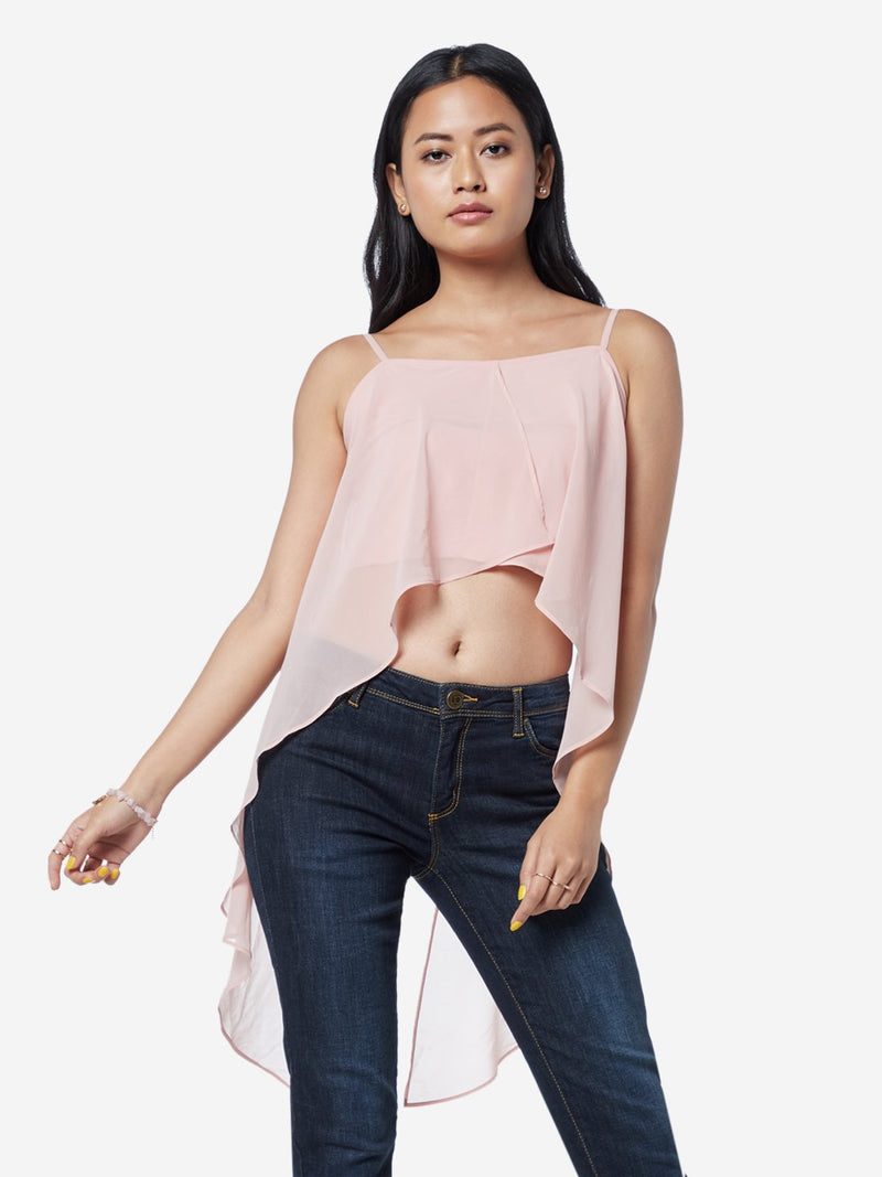 Nuon Pink Ray Crop-Top