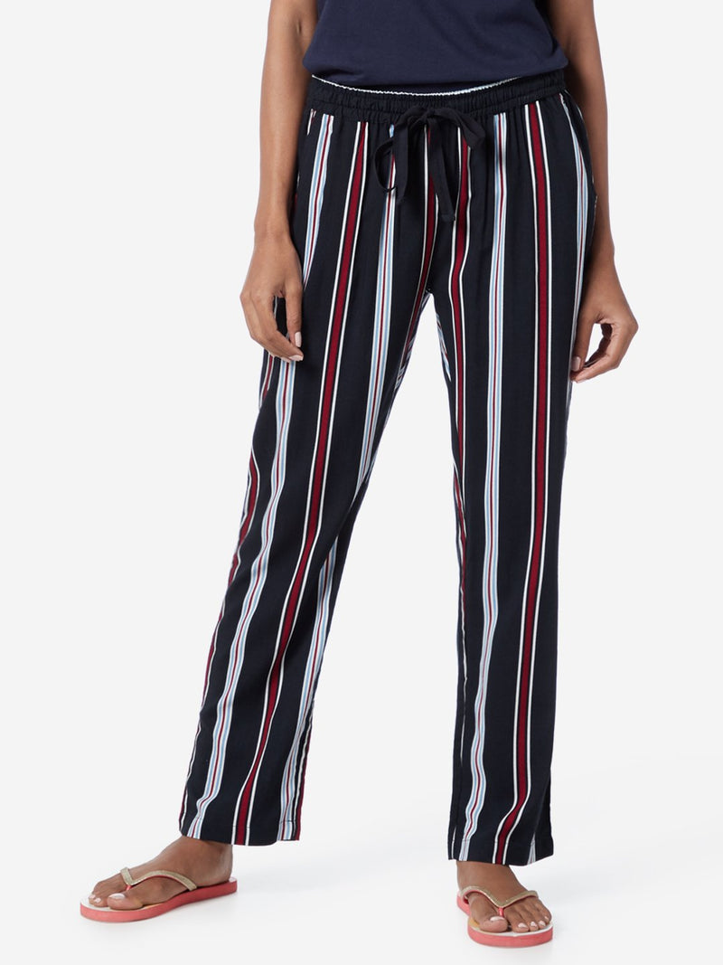 Wunderlove Navy Striped Pyjamas