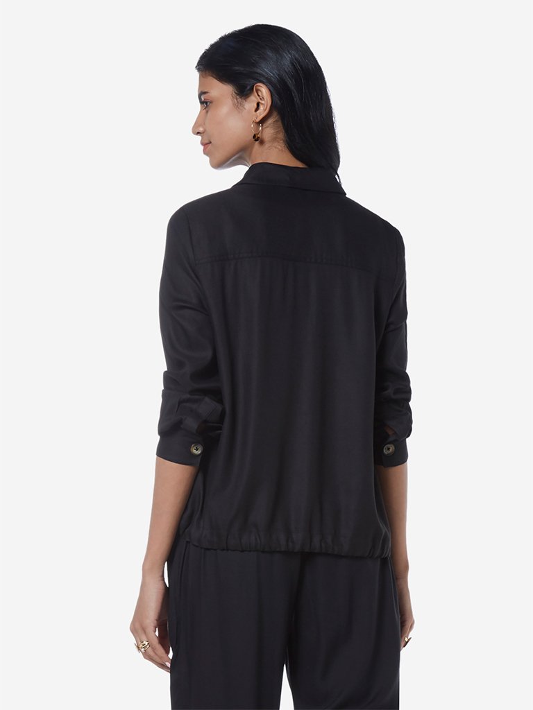 LOV Black Sovie Casual Shirt