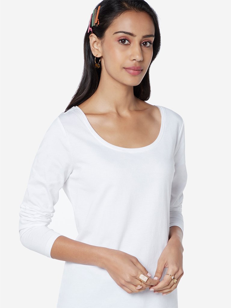 LOV White Pure Cotton Chelsea T-Shirt