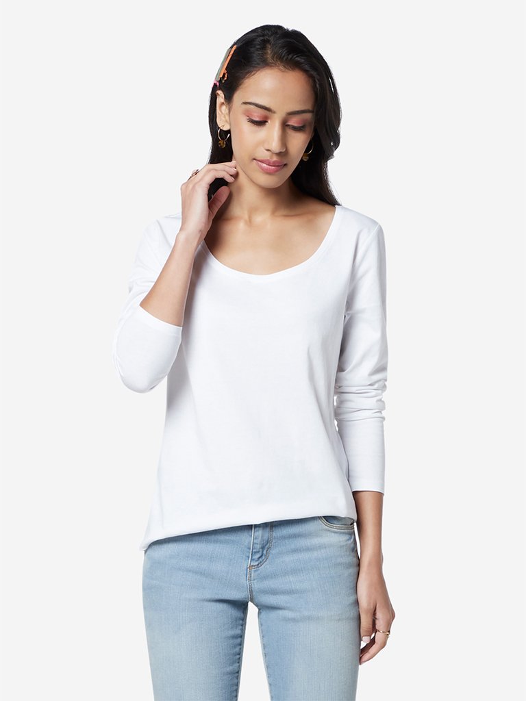 LOV White Pure Cotton Chelsea T-Shirt