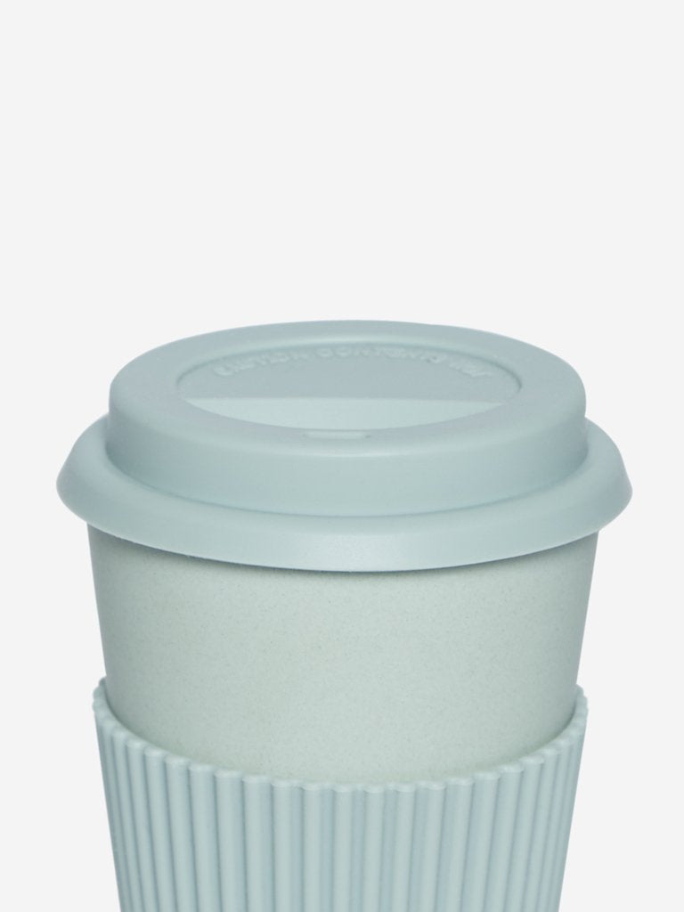 Westside Home Light Sage Green Travel Silicone Eco Coffee Mug