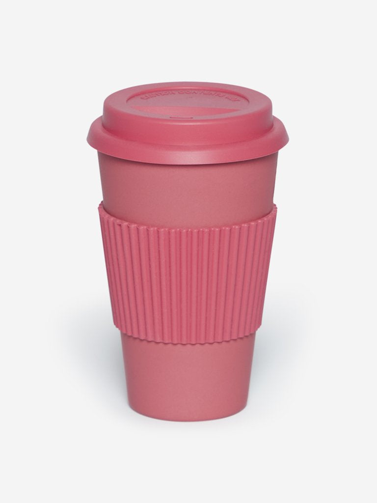 Westside Home Pink Travel Silicone Eco Coffee Mug