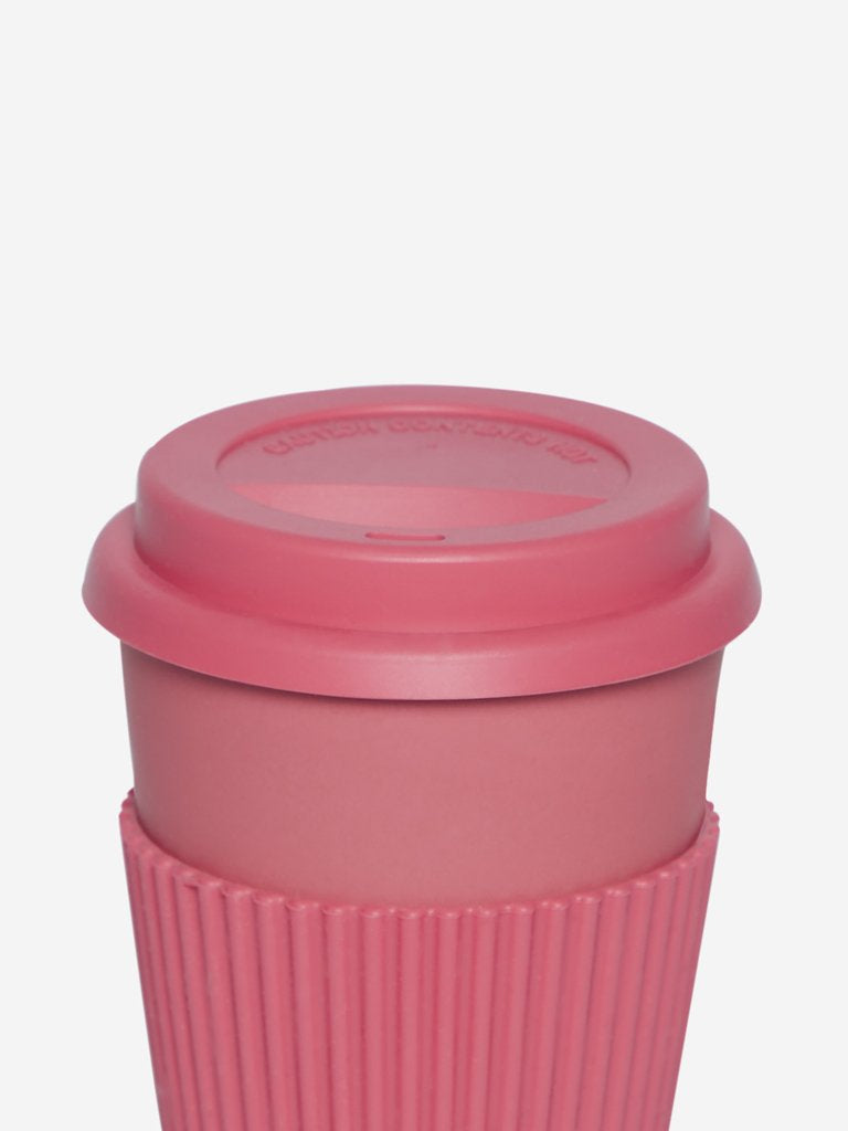 Westside Home Pink Travel Silicone Eco Coffee Mug
