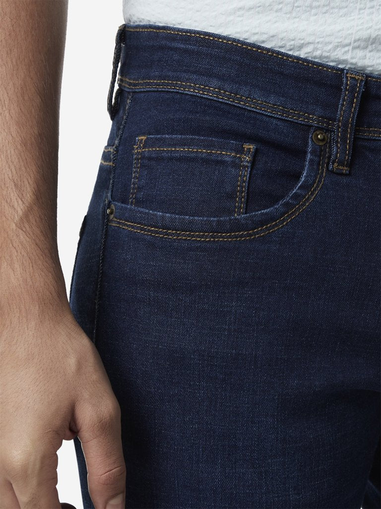 WES Casuals Indigo Relaxed Fit Jeans