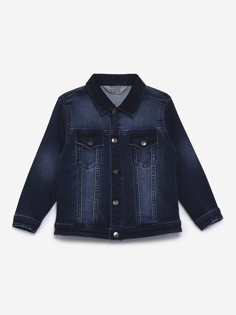 HOP Kids Dark Blue Denim Jacket