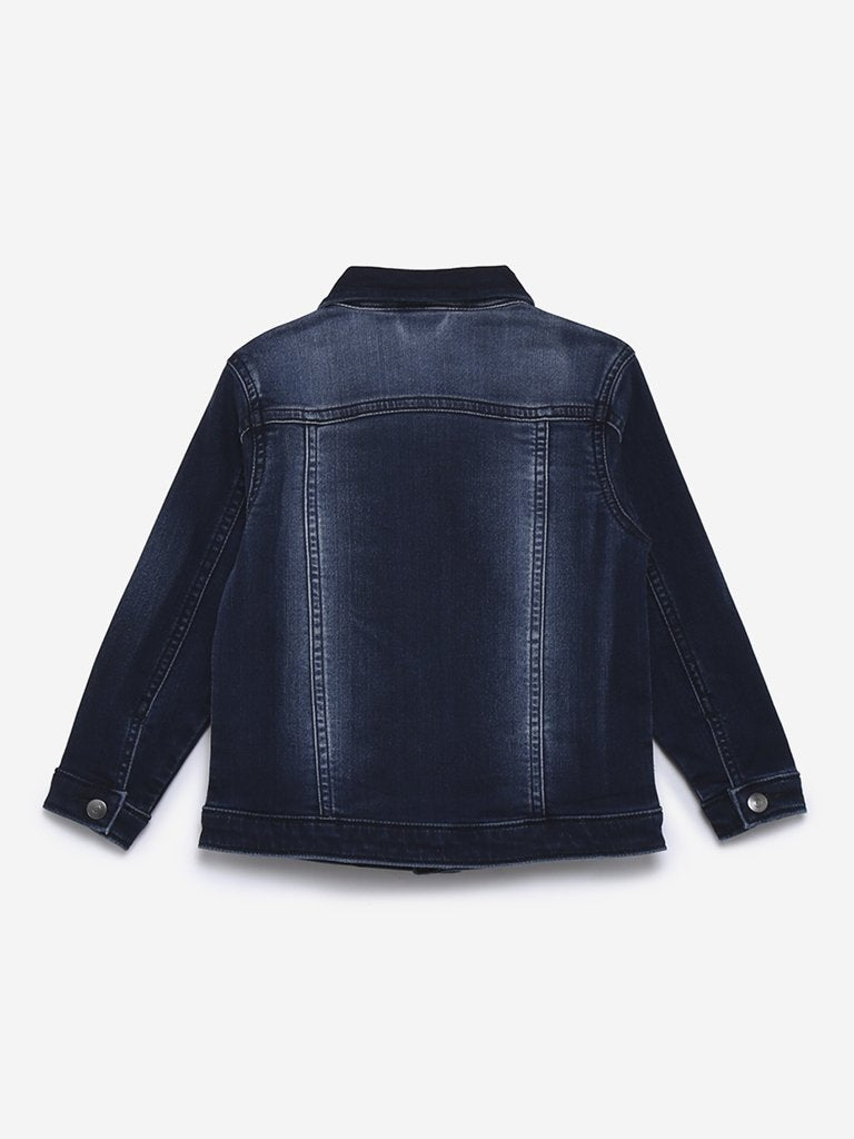 HOP Kids Dark Blue Denim Jacket