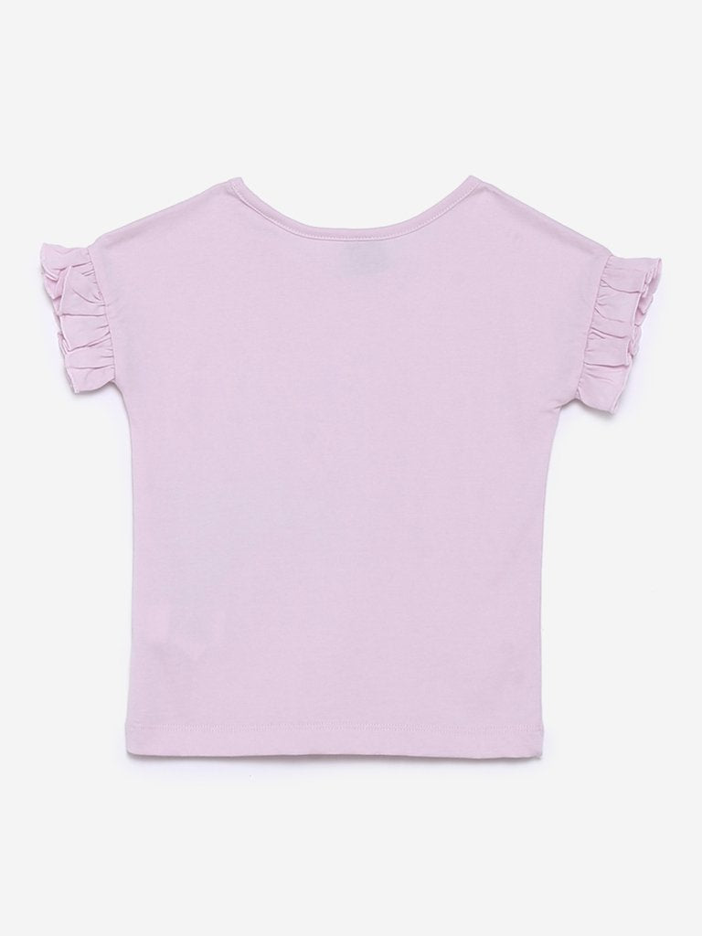 HOP Kids Pink Unicorn Design T-Shirt