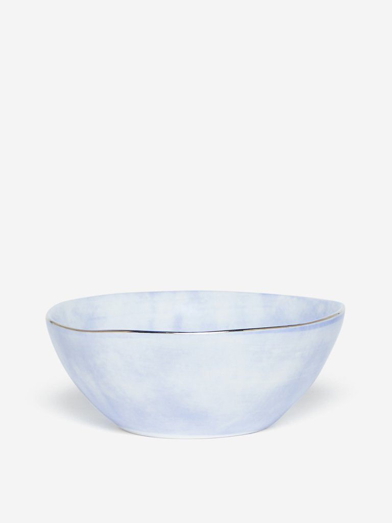 Westside Home Light Blue Porcelain Bowl