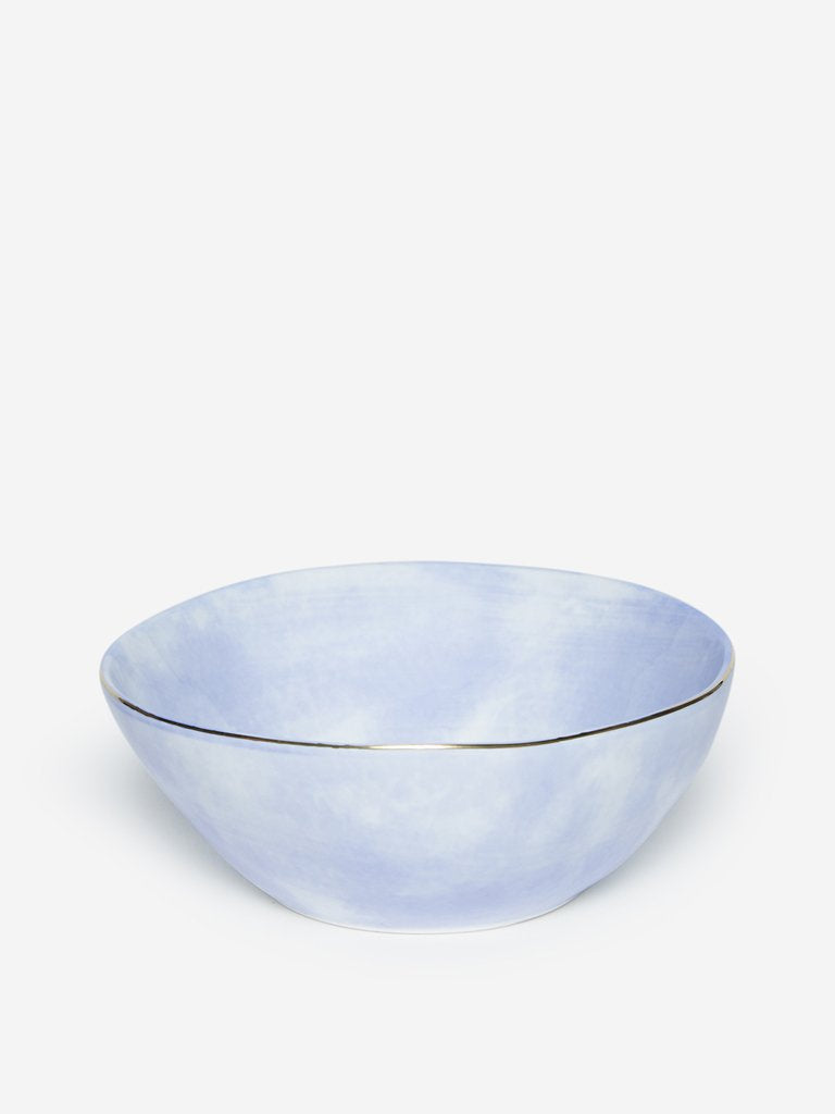 Westside Home Light Blue Porcelain Bowl