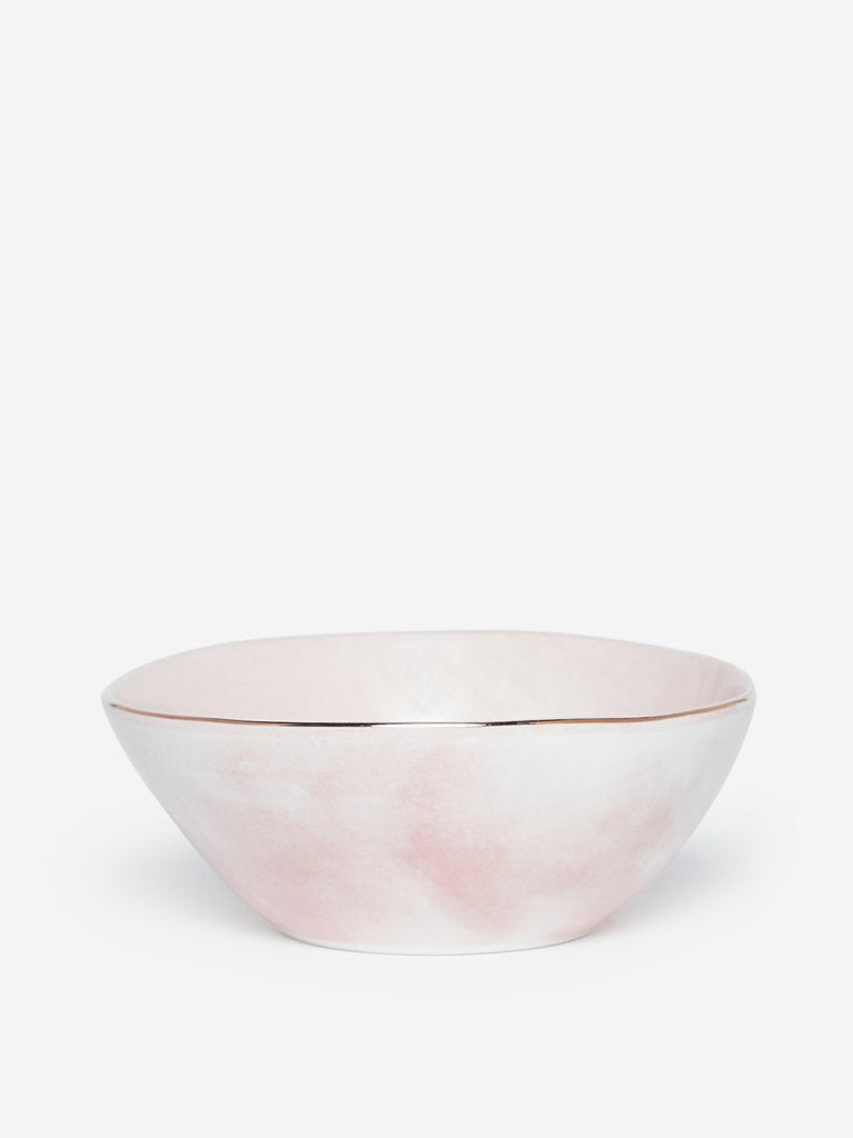 Westside Home Pink Porcelain Bowl