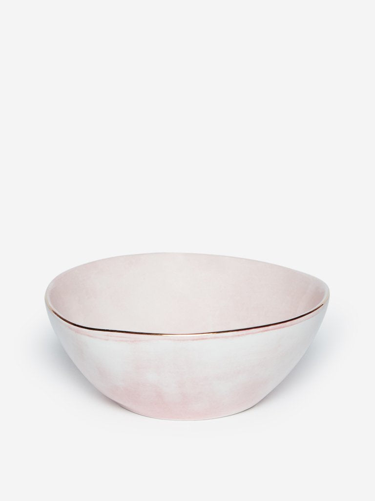 Westside Home Pink Porcelain Bowl