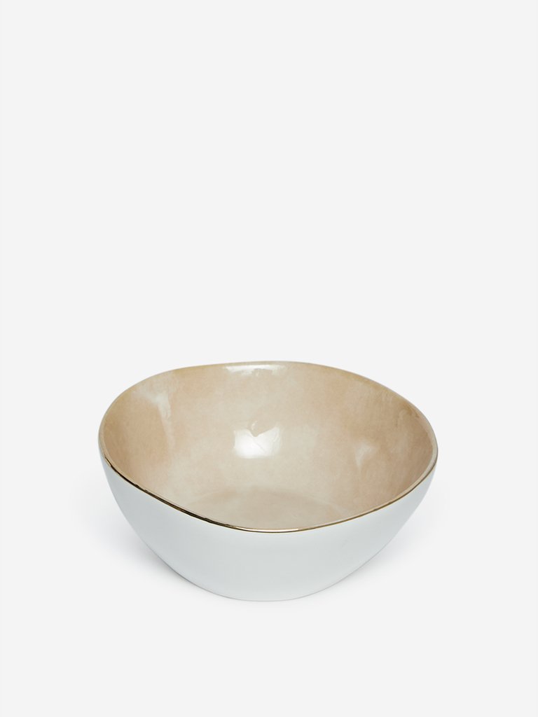 Westside Home Light Brown Small Bowl