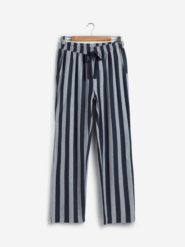 Wunderlove Grey Striped Pyjamas