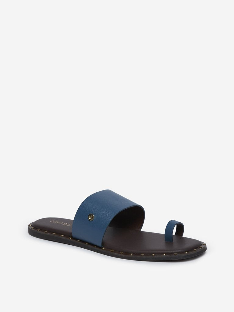 LUNA BLU Indigo Toe Ring Sandals