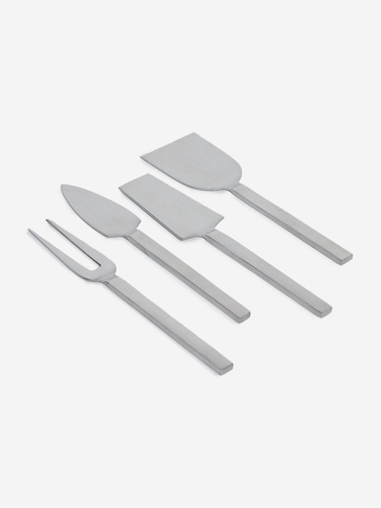 Westside Home Silver Four Piece Cheese Serveware Set