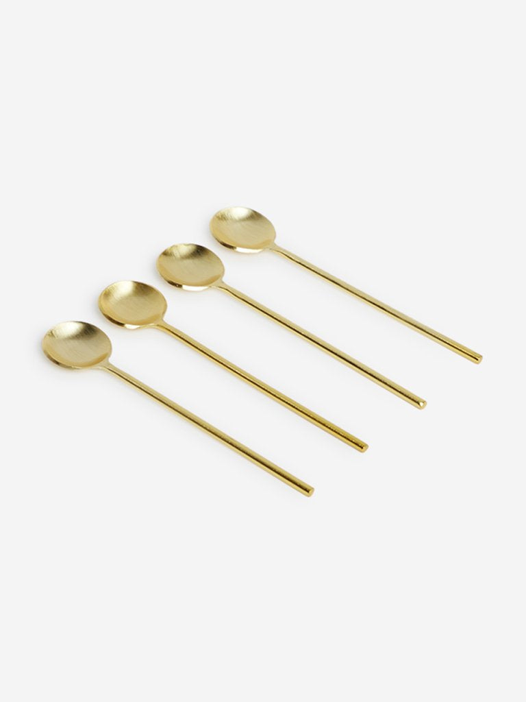 Westside Home Gold Soup Spoons Set Of Four
