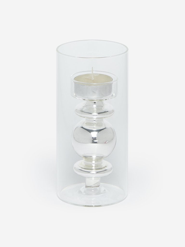 Westside Home Silver Candle Holder