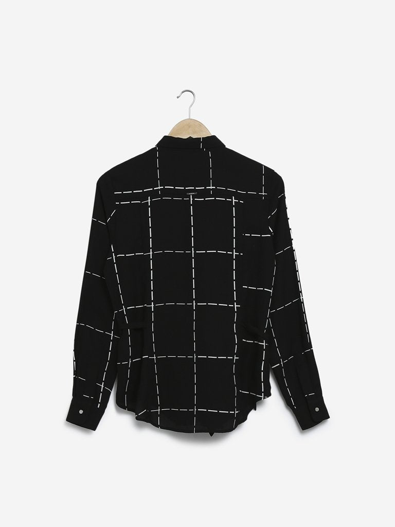 Wardrobe Black Checked Molly Shirt