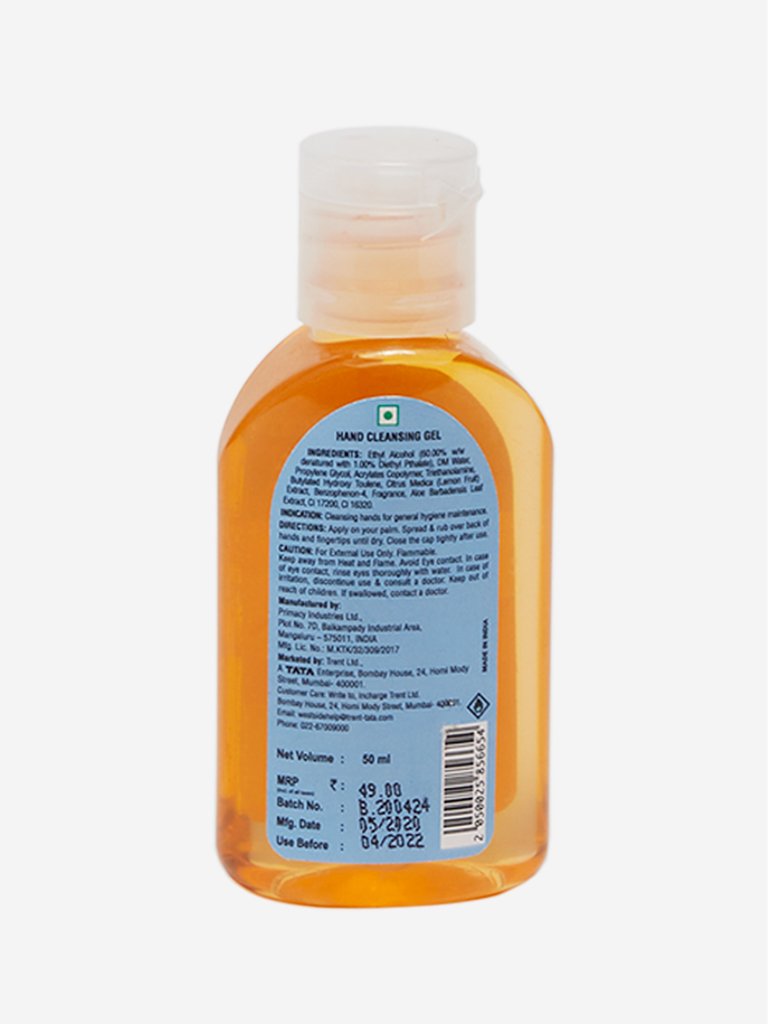 Studiowest Peach Hand Cleansing Gel, 50 ml