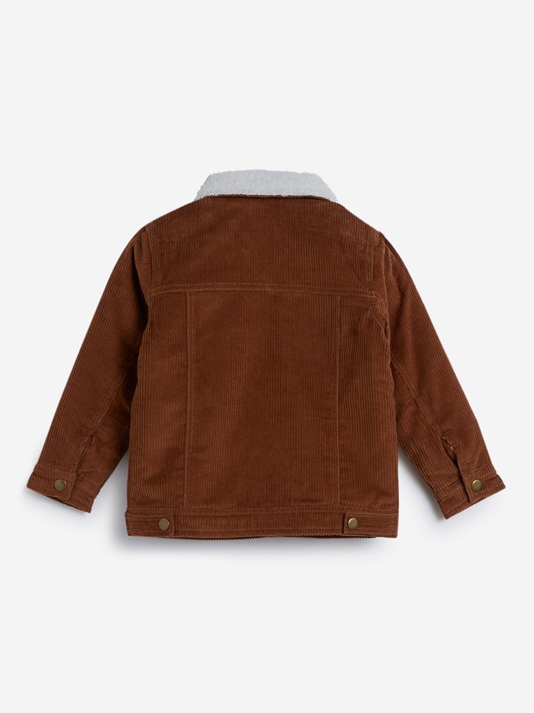 HOP Kids Brown Corduroy Jacket