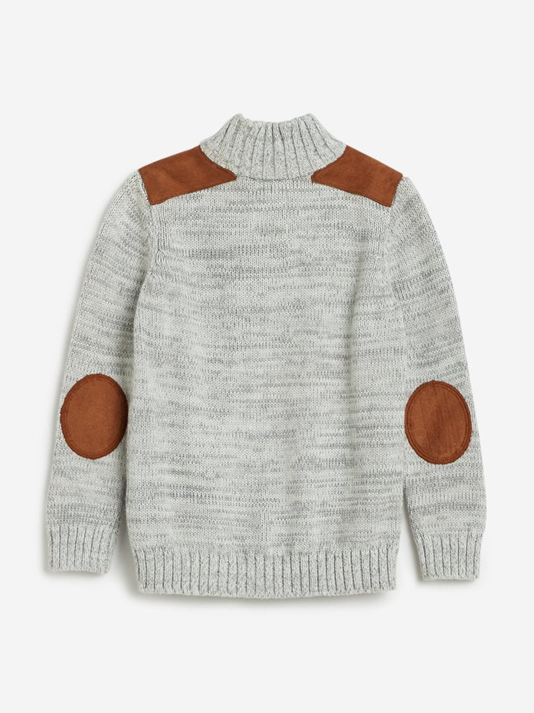 HOP Kids Grey Melange Sweater