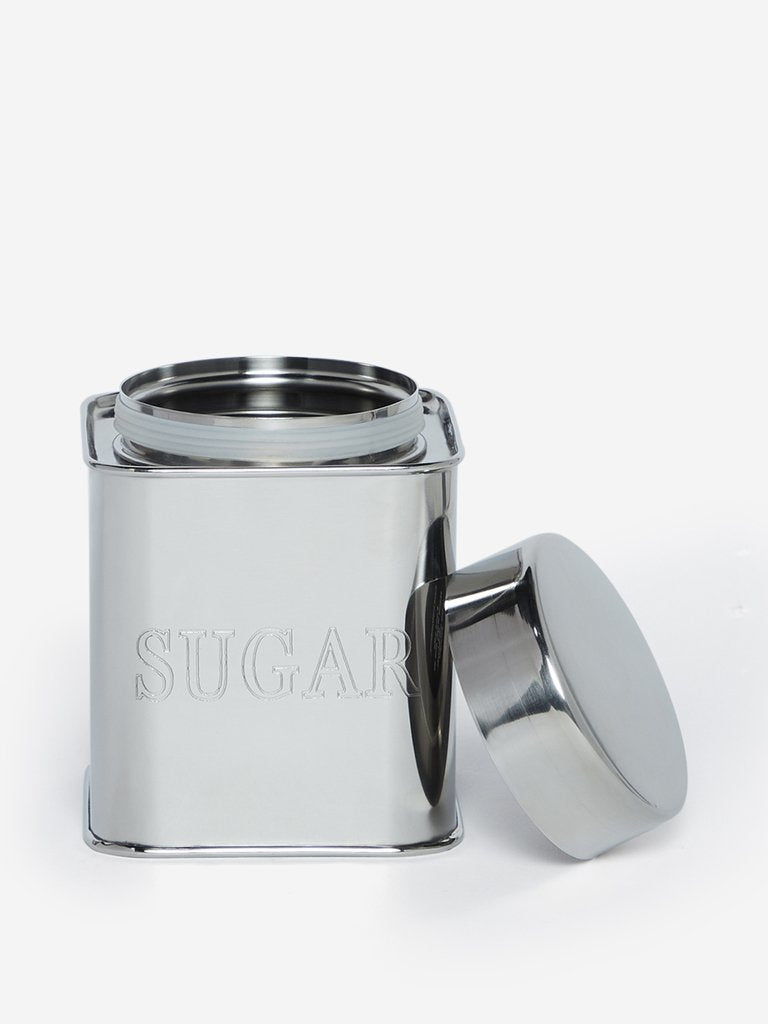 Westside Home Silver Sugar Jar