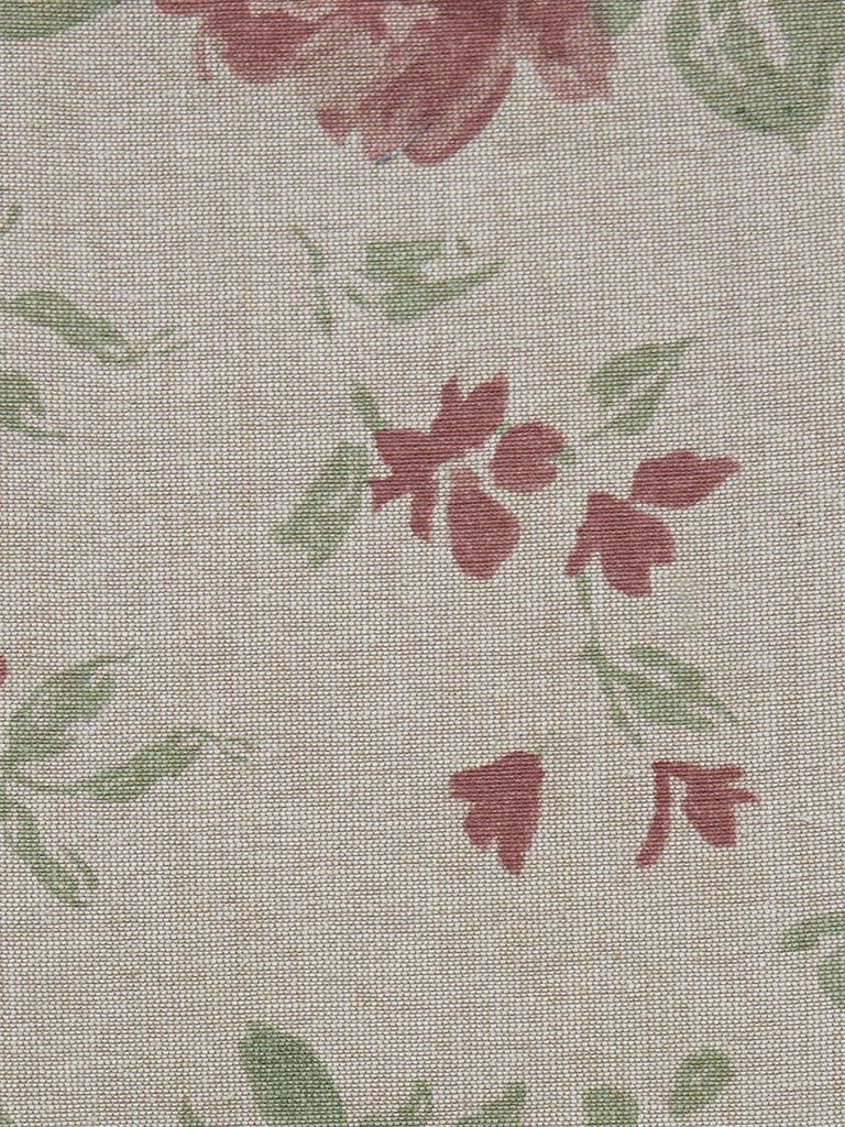 Westside Home Pink Floral Print Rectangular Table Cloth