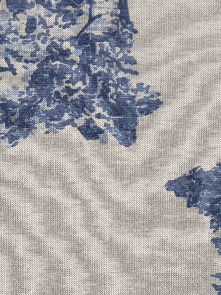 Westside Home Blue Floral Patterned Rectangular Table Cloth