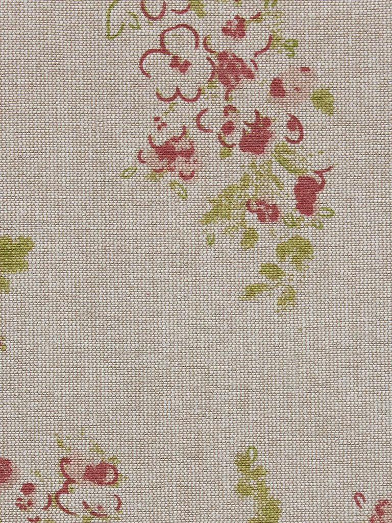 Westside Home Beige Floral Print Square Table Cloth
