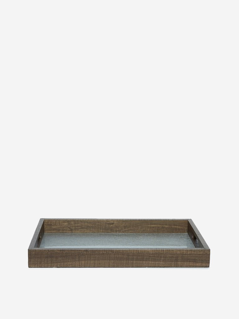 Westside Home Silver Rectangular Tray