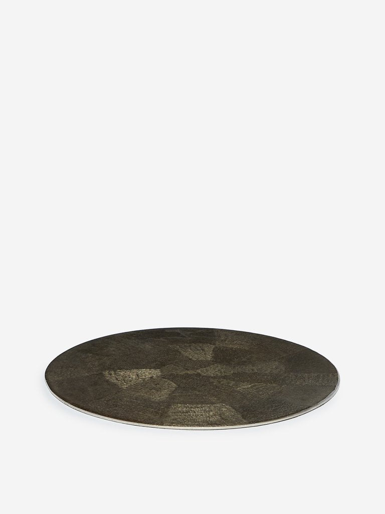 Westside Home Dull Gold Etched Placemat