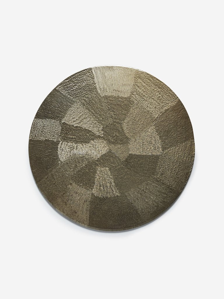 Westside Home Dull Gold Etched Placemat