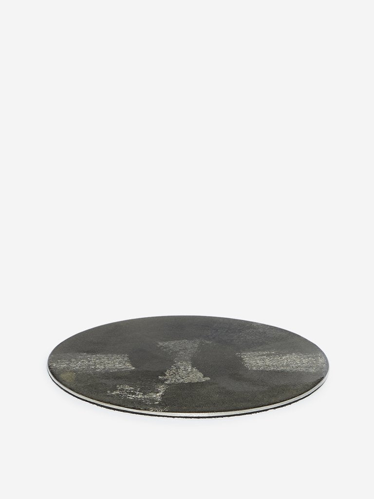 Westside Home Silver Etched Trivet