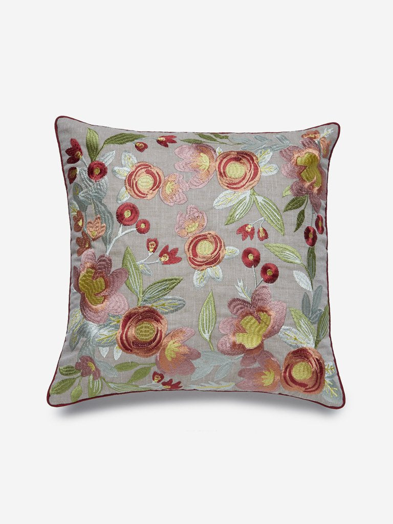 Westside Home Multicolour Embroidered Cushion Cover