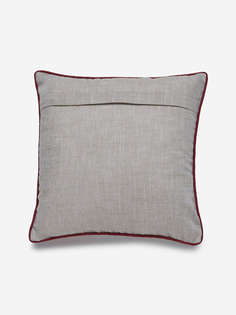 Westside Home Multicolour Embroidered Small Cushion Cover