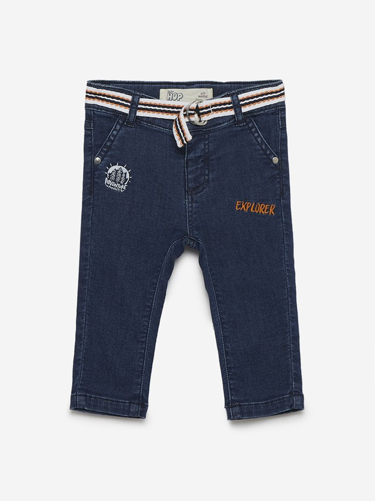 Baby HOP Indigo Jeans With Belt